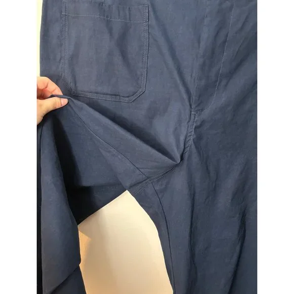 NEW Anthropologie Maeve The Colette Wide-Leg High-Rise Crop Linen Blend Pants - Picture 6 of 13